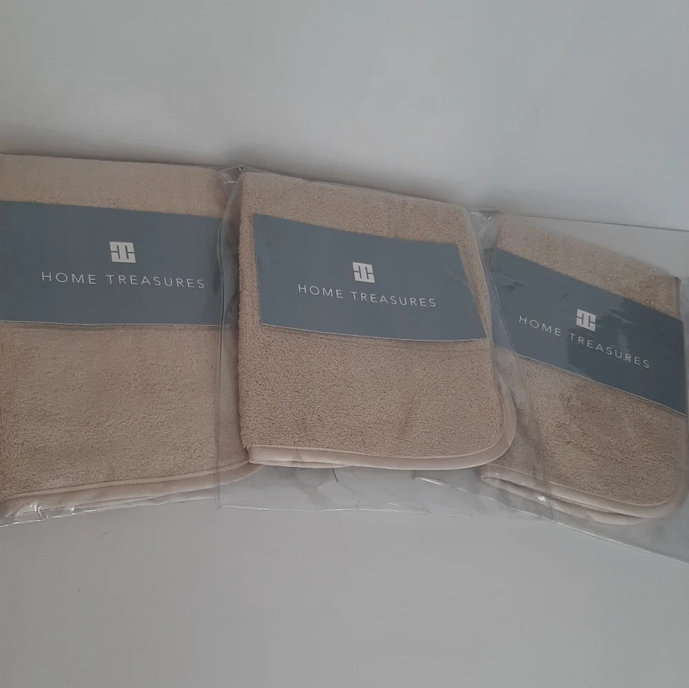 Home Treasures Izmar Face Towels Candlelight (set of 3)